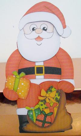 3D on the Shelf Card Kit - Christmas Santa's Sack by Pam Stubley