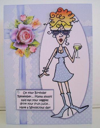 Rita Takes Mama's Advice Quick Card by Pam Stubley