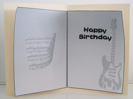 Monochrome Music Bottom Stacker Insert by Pam Stubley