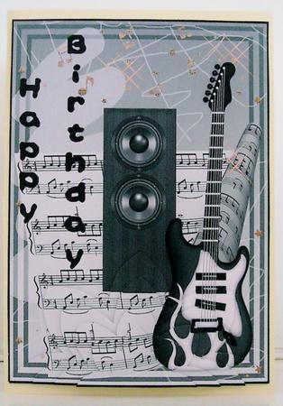 Monochrome Music Bottom Stacker by Pam Stubley
