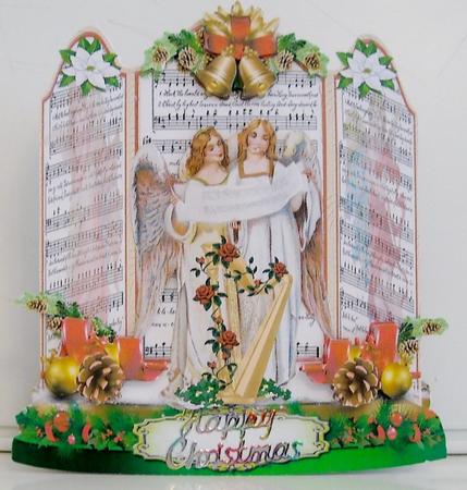 Hark the Herald Angels Sing, Pyramage Shaped Mini Kit by Pam Stubley