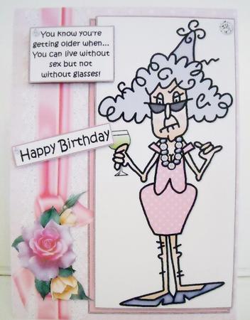 Stella Can't Live Without Her Glasses Quick Card by Pam Stubley