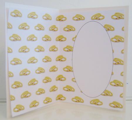 Golden Rings with Hearts Insert by Pam Stubley
