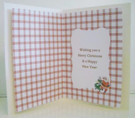 Mr & Mrs Claus Christmas Insert by Pam Stubley