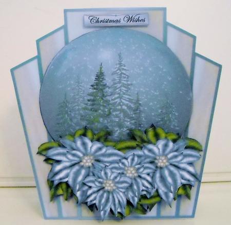 Silent Night Art Deco Topper Mini Kit by Pam Stubley