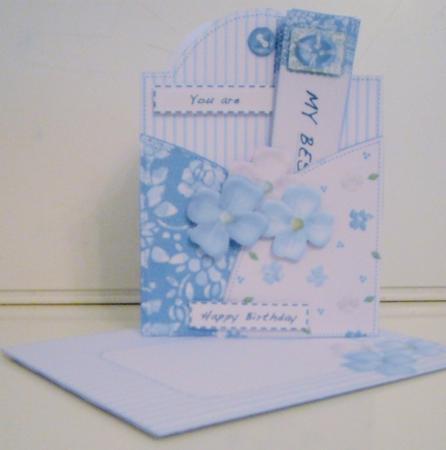 Petal Fresh Pocket Full of Wishes Birthday Card by Pam Stubley