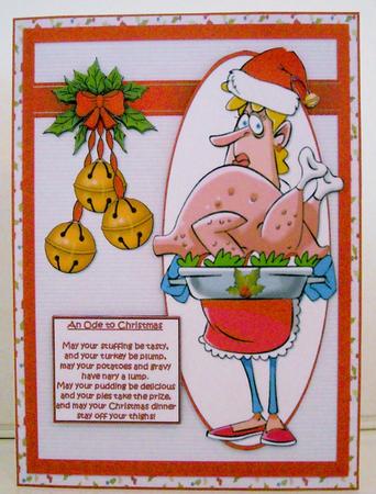 Carol Has an Ode to Christmas Quick Card by Pam Stubley