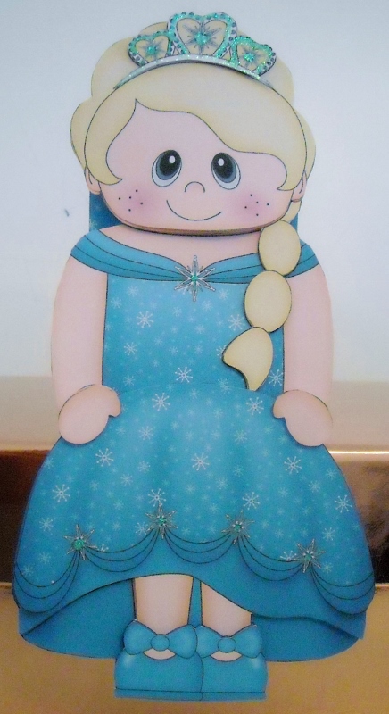3D on the Shelf Card Kit - Little Snow Queen Krystal by Pam Stubley