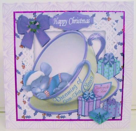 Cute Mouse Dreaming of Presents from Santa Mini Kit by Pam Stubley