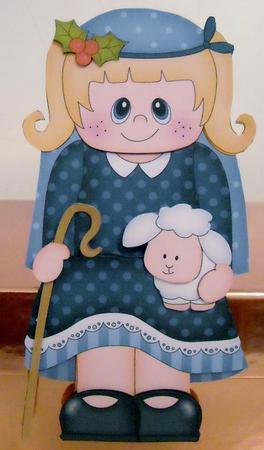 3D on the Shelf Card Kit - Christmas Nativity Shepherd by Pam Stubley