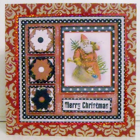Modern Vintage Christmas Cardtopper 540 by Pam Stubley