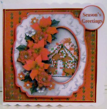 Gingerbread House - Aperture Layer Card Mini Kit by Pam Stubley