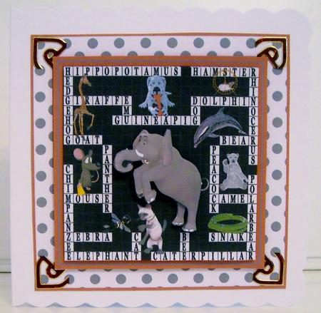 Puzzle 2 Crossword Animals by Pam Stubley