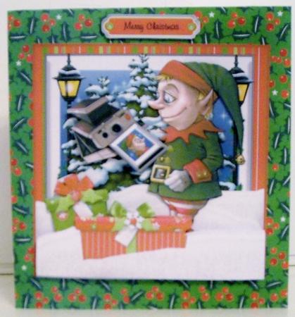 Ahh . . . Selfies - the Good Old Days - Elf Selfie by Pam Stubley