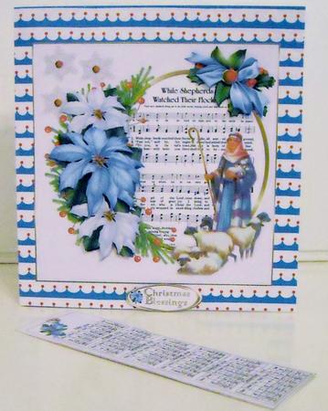 8x8 While Shepherds Watch Mini Kit by Pam Stubley