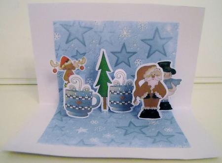 836 Christmas Pop Up Insert  by Pam Stubley