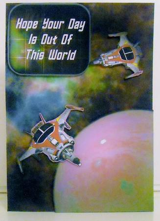 On the Way Home Science Fiction A5 Mini Kit for Males by Pam Stubley