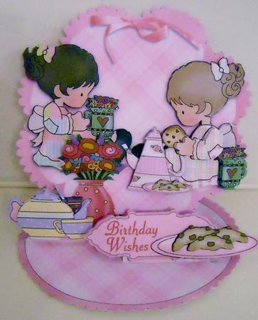 Giant Easel Tableau 3D Card Kit - Friends Forever by Pam Stubley