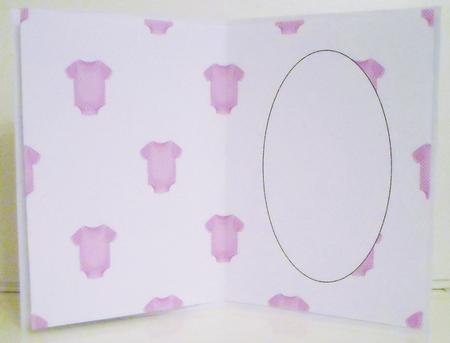 Gingham Onesie Pink Insert by Pam Stubley