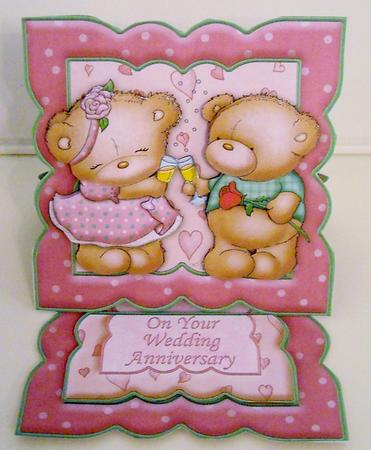 A Bit of Bubbly Engagement Anniversary Easel Card Kit by Pam Stubley