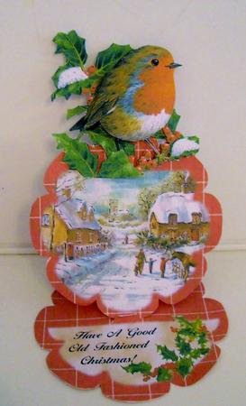 A Good Old Fashioned Christmas - Giant Flower-easel Card Kit by Pam Stubley
