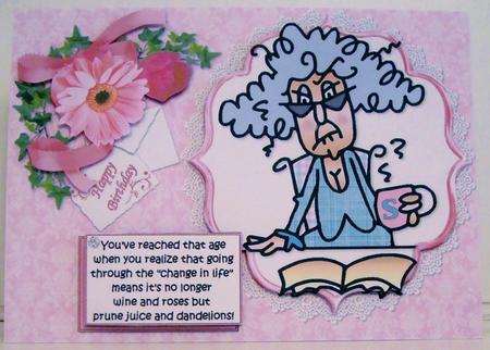 Stella and the Change in Life Quick Card by Pam Stubley