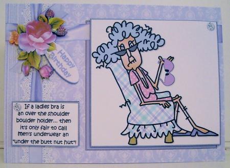 Stella Talks About Underwear Quick Card by Pam Stubley