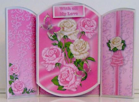 Roses and Butterflies Pop-out Mini Kit by Pam Stubley