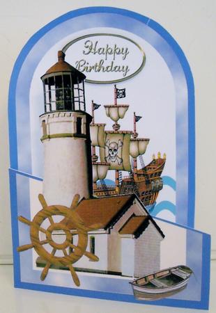 Cutaway Sailing Card by Pam Stubley
