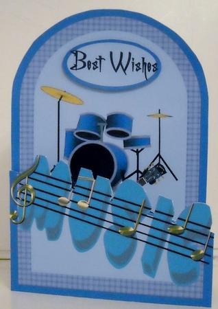 Cutaway - Drums and Guitars by Pam Stubley
