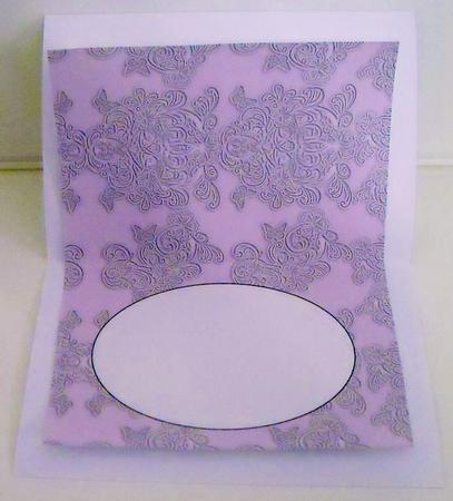 Sand Embossed Floral Butterfly Insert 2 by Pam Stubley