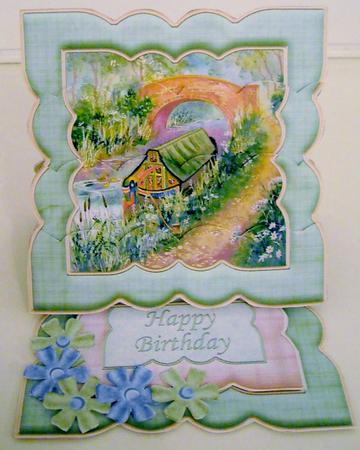 Along the Canal Easel Card Kit by Pam Stubley
