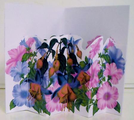 Popout Kit - Garden Bouquet Fuschia Petunia by Pam Stubley