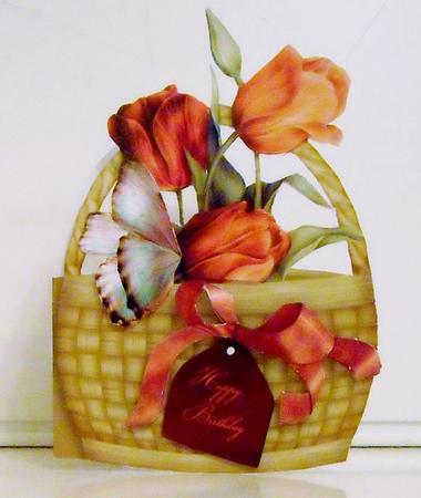 Flower Basket Mini Kit - Tulips by Pam Stubley