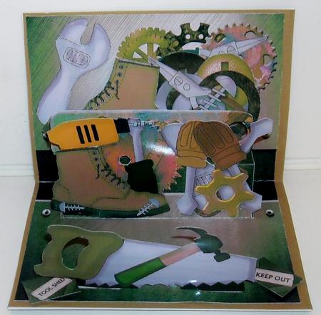 Pop & Slot - DIY Tool Shed by Pam Stubley