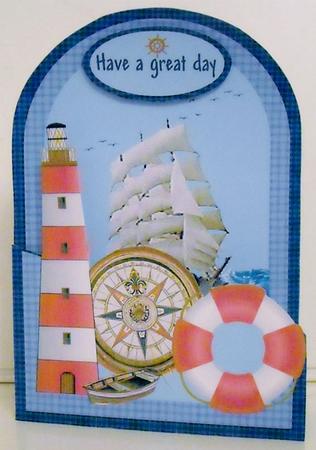 Cutaway Card - at Sea by Pam Stubley