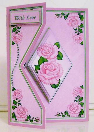 Pretty in Pink - Diamond Cut-out Mini Kit by Pam Stubley