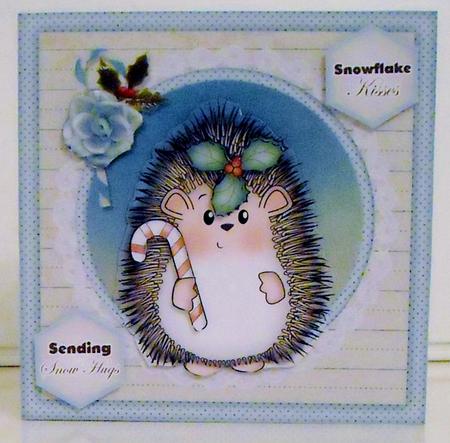Hedgy with Candy Cane Mini Kit by Pam Stubley