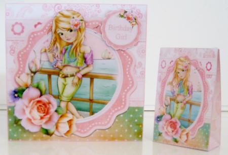 8x8 Sweet Seaside Girl Mini Kit by Pam Stubley