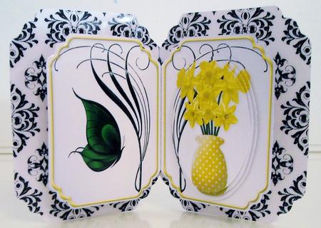 Mothers Day Daffodil Shoe Pop-up Kit by Pam Stubley