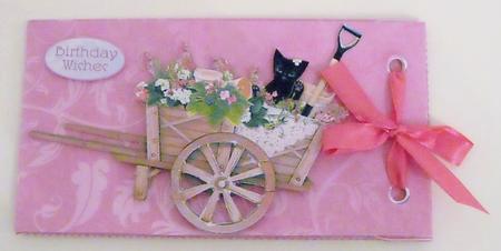 Summer Garden, Gift Envelope with 3 Choices of Decoupage by Pam Stubley