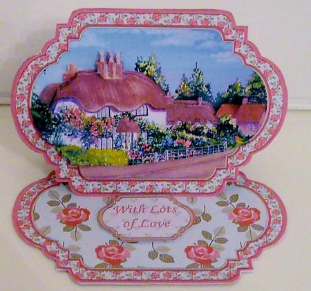 Cottage Easel Card Kit with Ages by Pam Stubley