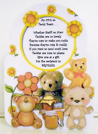 An Ode to Teddy Bears by Pam Stubley