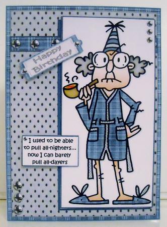 Gus Used to Pull All-nighters Quick Card by Pam Stubley