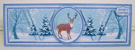 Christmas Reindeer Large Dl Topper & Stacking Layers by Pam Stubley
