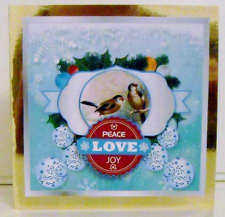 Love, Peace, Joy Season's Greetings by Pam Stubley