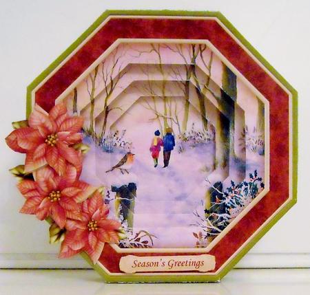 Christmas Winter Stroll Octatunnel Kit by Pam Stubley