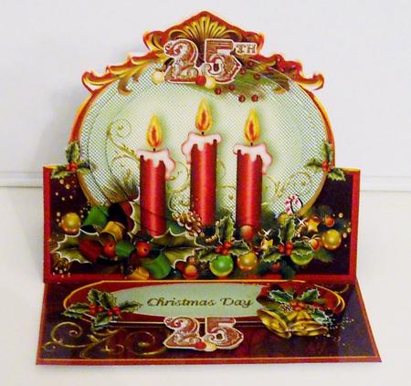 It's Christmas with Candles Easel by Pam Stubley