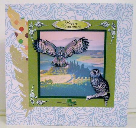 Colourful Birds Series - Quick Card 3 by Pam Stubley