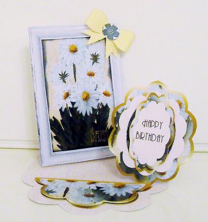 Daisy Trail Staggered Easel Card Kit by Pam Stubley